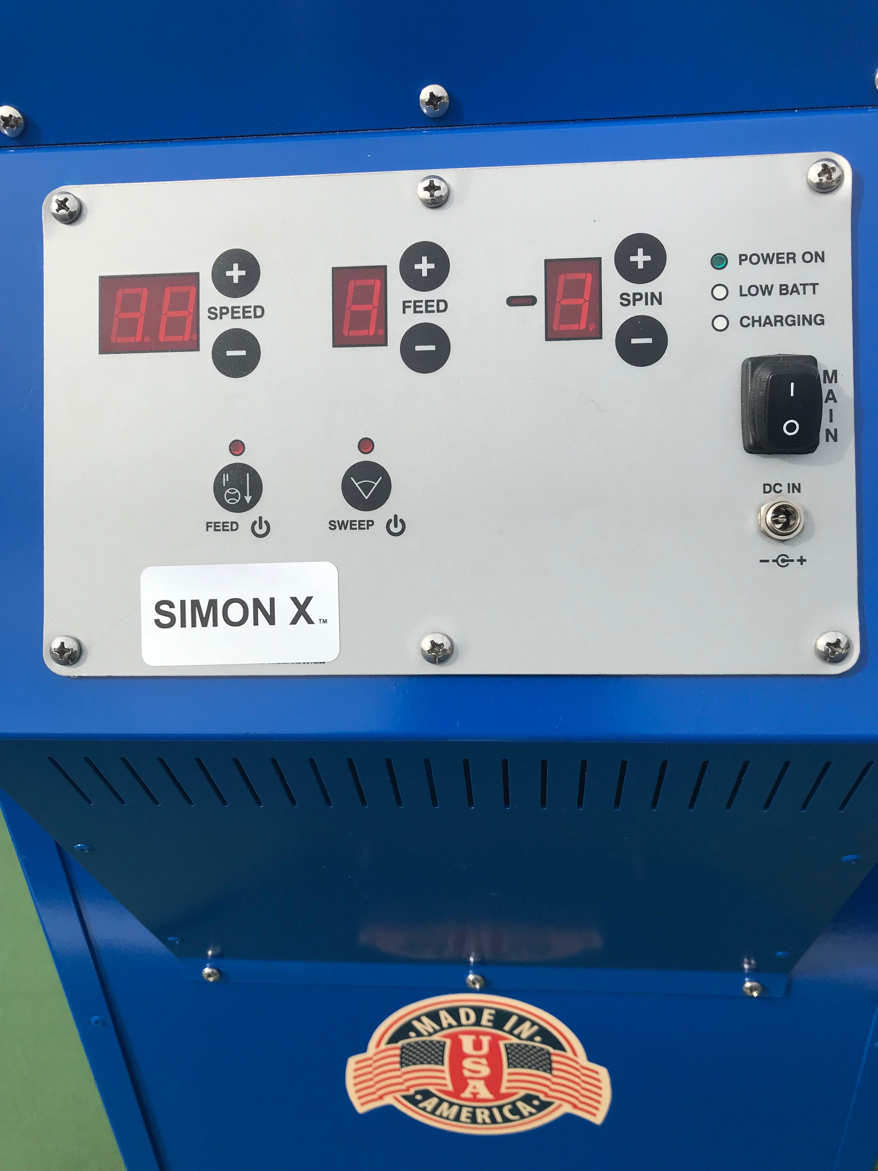 Simion Machine SIMON X - Powerful Pickleball Machine 70 mph | Pickleball Machine